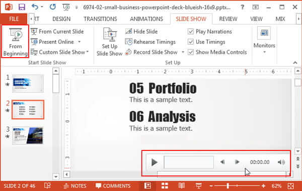 View Powerpoint Recording