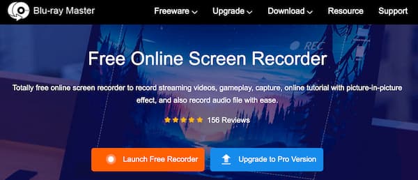 Blu-ray Master Free Onlien Screen Recorder