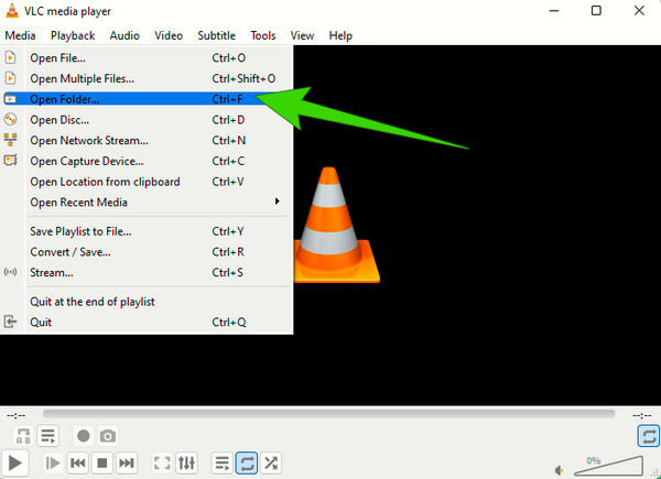 VLC Player Open