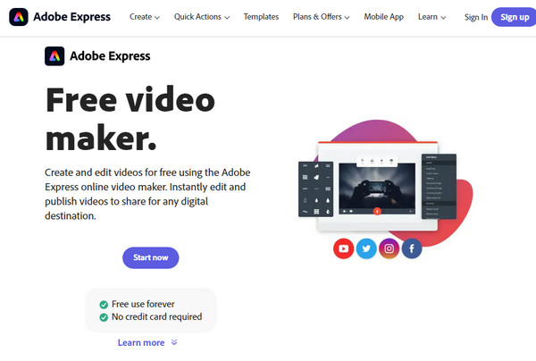 Adove Express Enhance Video