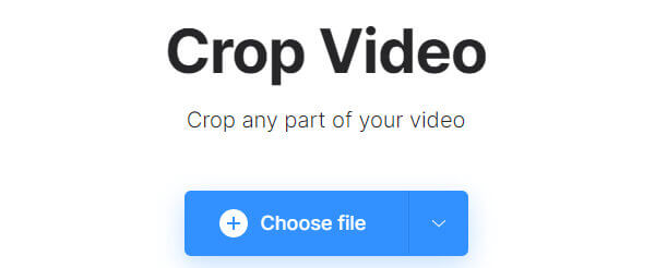Load Clideo Cropping Tool