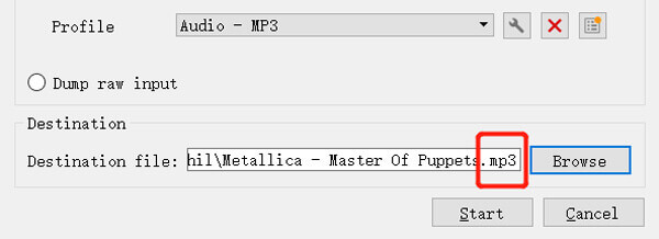 Rename File Extension from MP4 to MP3