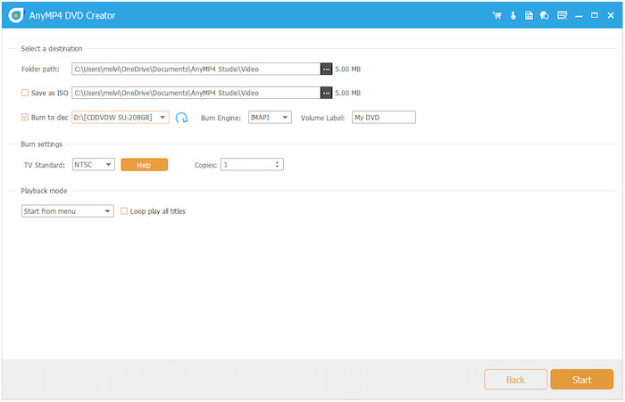 DVD-videó létrehozása