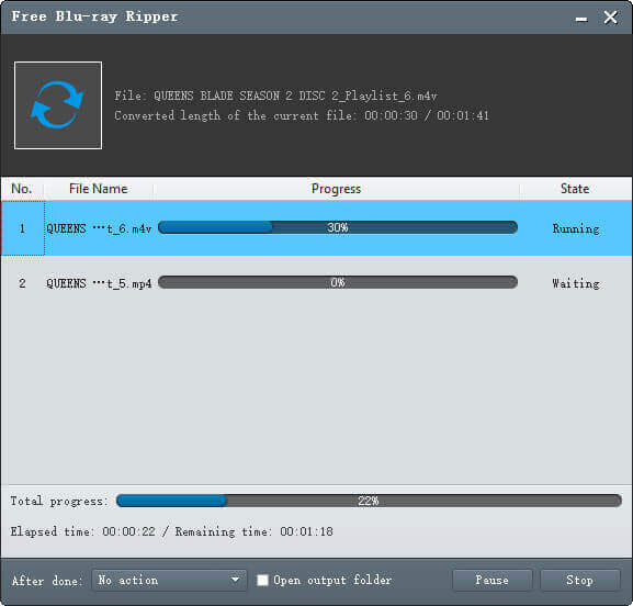 Blu-ray'i M4V birimine dönüştür