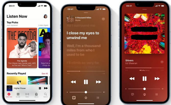 Apple Music オーディオプレーヤー