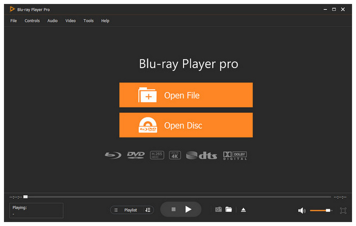 Interfaz de reproductor de Blu-ray gratuito Blu-ray Master