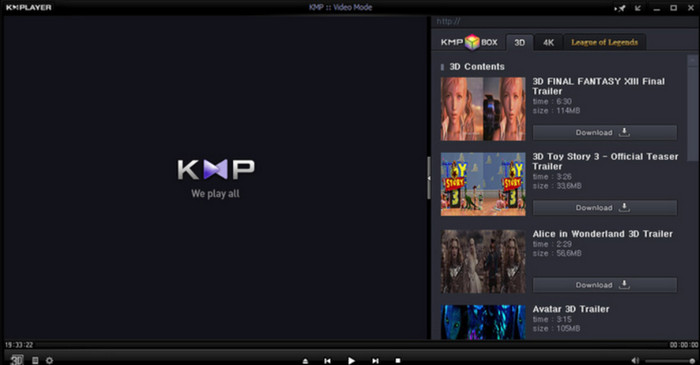 KMPlayer 影片播放器