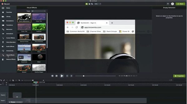 Grabador de video Camtasia