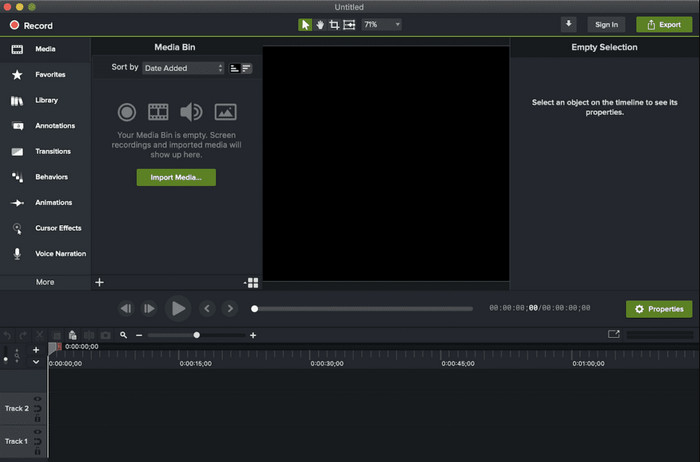 Camstasia Recorder Adjust Output Settings