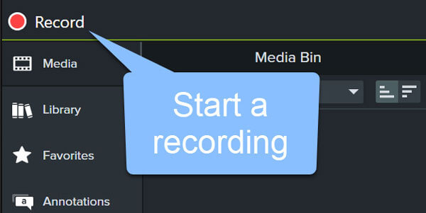 Start a recording