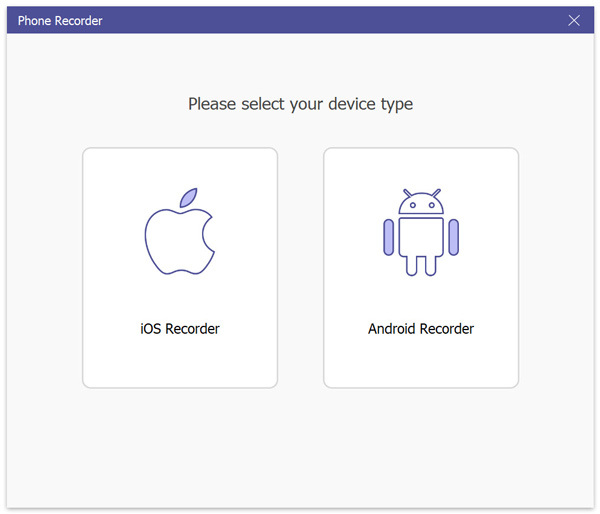 Näytön tallennin Napsauta iOS-tallennin