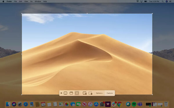 Registra video su Mac con screenshot