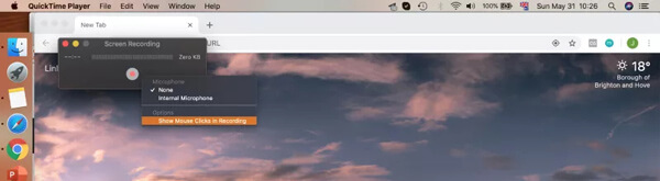 在Mac上使用Quicktime進行屏幕錄像