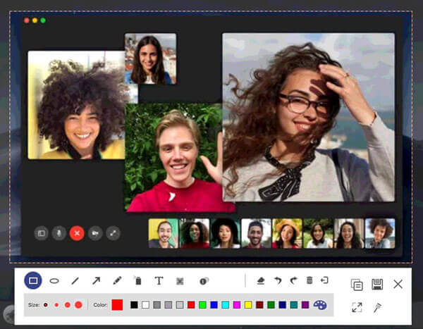 Prendre une capture d'écran Facetime sur Mac