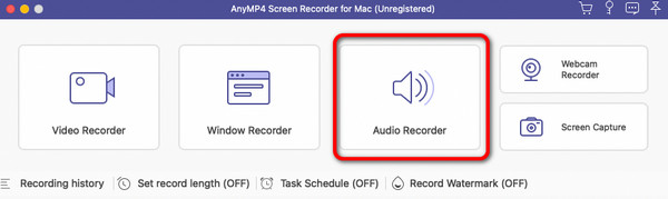 Choose Audio Recorder Function