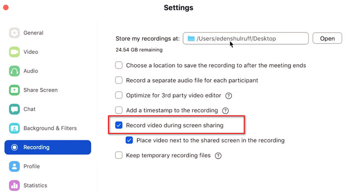 Zoomミーティングの録画許可を有効にする