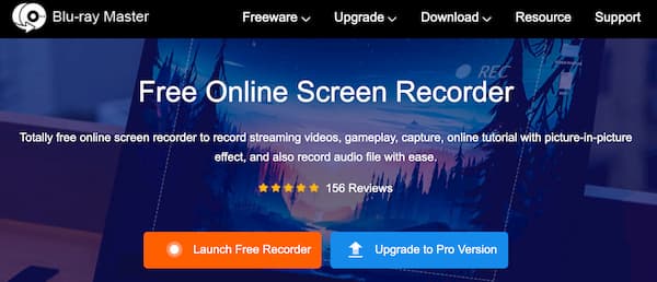 Blu-ray Master Gratis Onlien Screen Recorder