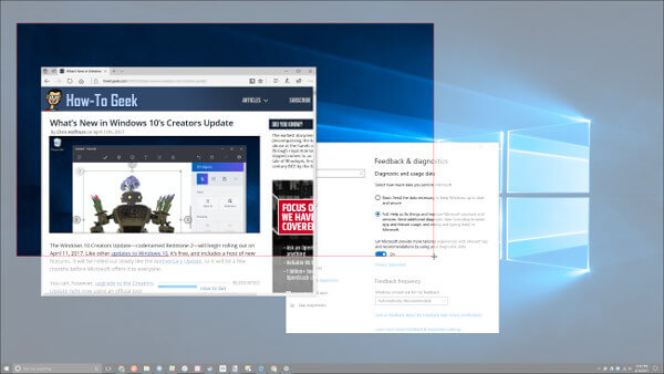 Capture Part of Screen Win10