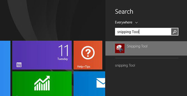 Search Snipping Tool