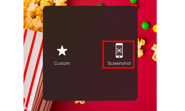 Készítsen screenshotot az iPhone AssistiveTouch készülékről