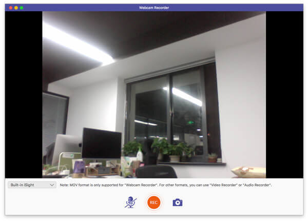 Webcam Recorder Screen