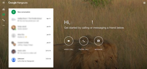 Beste gratis konferansesamtale Hangouts
