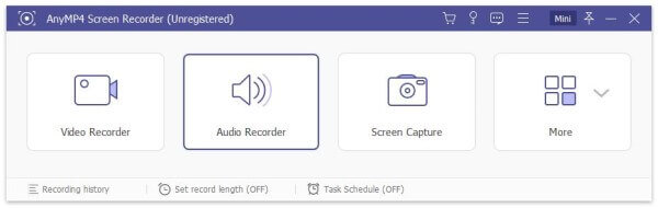 Mode enregistreur audio