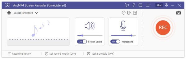 Habilitar micrófono de sonido del sistema