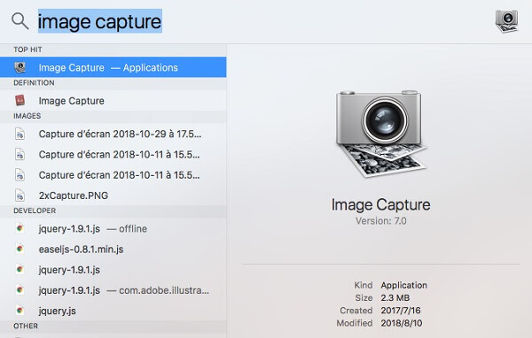 Projecteur de capture d'image ouvert