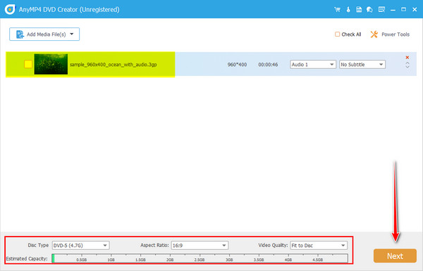 Modificar la configuración de DVD AnyMP4