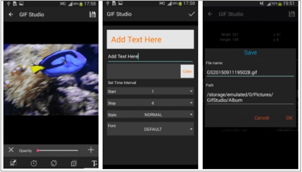 GIF Studio Add Text