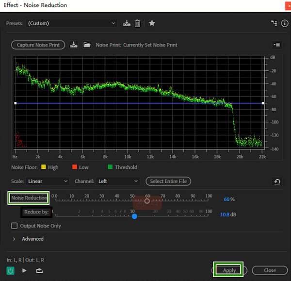 Audition Noise Reduction