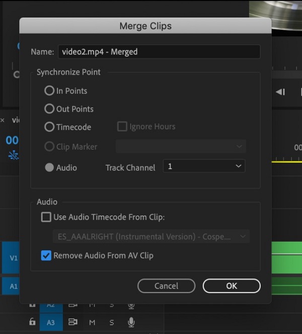 Étapes de Premiere Pro