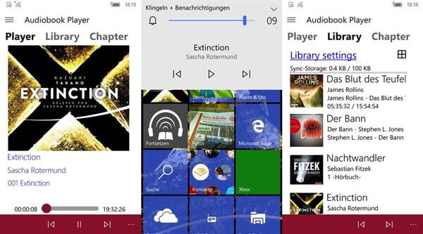 Audiobook player app