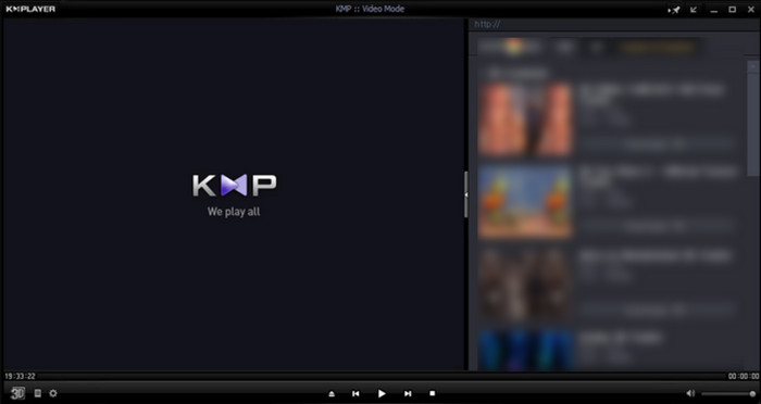 KMPlayer-verktyg