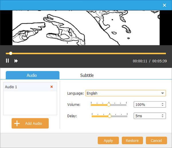 Ajouter une piste audio