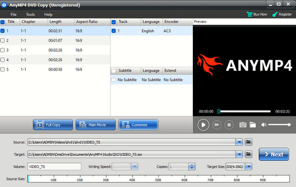 Clonador de DVD AnyMPP4
