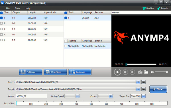 AnyMPP4 DVD Clonatore