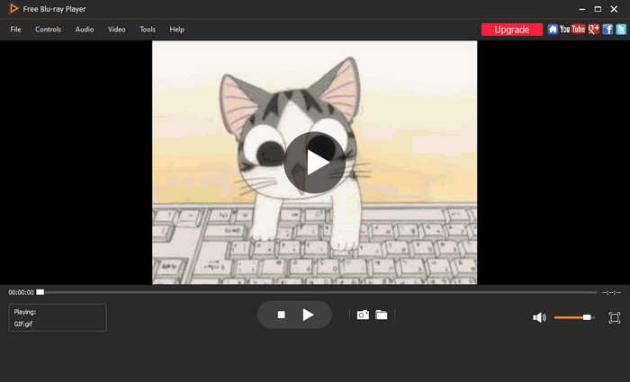 Бесплатный проигрыватель Blu-ray GIF-плеер