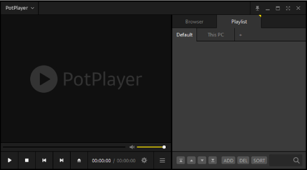 Gratis spiller Potplayer