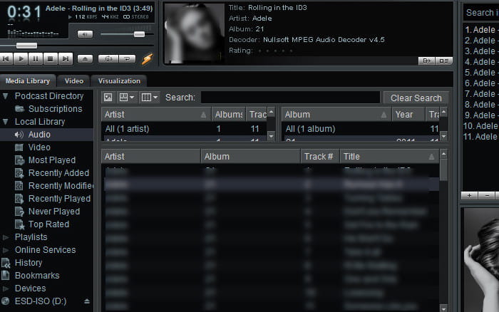 Winamp Yazılımı