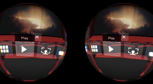 Celkový přehrávač Cinema 360 Oculus