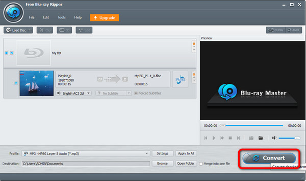 Convert Blu-ray MP3 Final