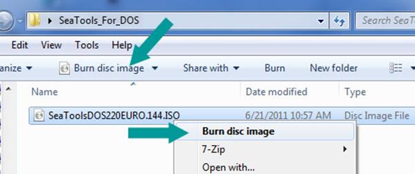 Записать ISO на DVD на Windows 7