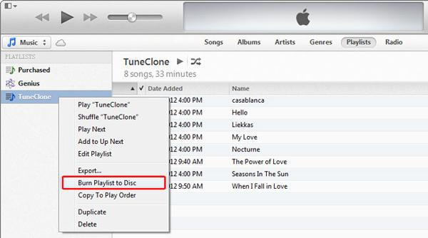 Masterizza iTunes MP4 su DVD