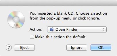 Pop up Finder