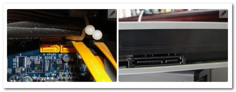SATA-Kabel anschließen