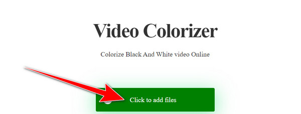 Add Files Button Video Colorizer