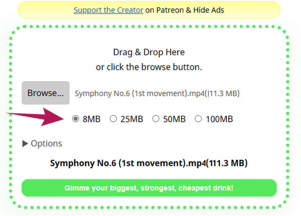 8MB Online Compressor