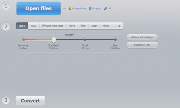 Audio Online Compressor Komprimieren